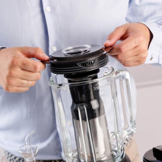 Batidora de vaso Taurus Prior Advance+ 2 L 1800 W Acero inoxidable 6 cuchillas Smoothie Autolimpieza Picahielos