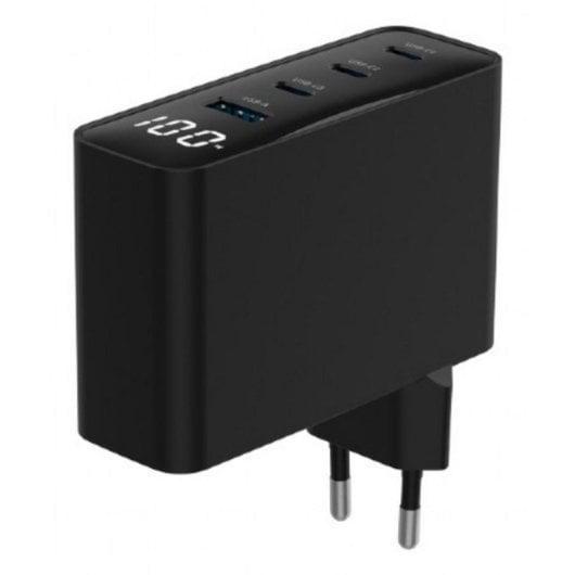 Fuente de Alimentacion Gembird 100W Modelo TA-UC-PDQC100LCD-01-BK Power Delivery Quick Charge LCD