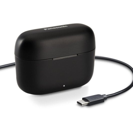 Auriculares Panasonic RZ-B110W inalámbricos Bluetooth para llamadas, música y deporte con asistente de voz y resistencia al agua IPX4, color negro