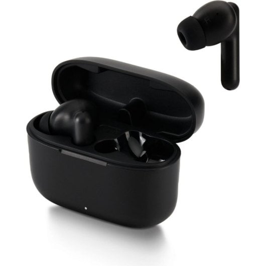 Auriculares Panasonic RZ-B110W inalámbricos Bluetooth para llamadas, música y deporte con asistente de voz y resistencia al agua IPX4, color negro