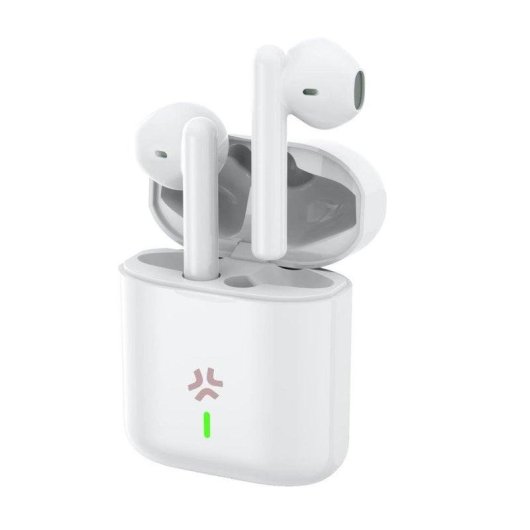 Auriculares Celly PULSESOUNDWH True Wireless Bluetooth para chamadas e música brancos