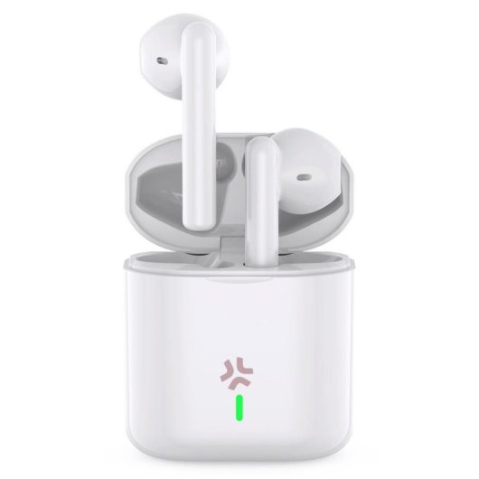 Auriculares Celly PULSESOUNDWH True Wireless Bluetooth para chamadas e música brancos