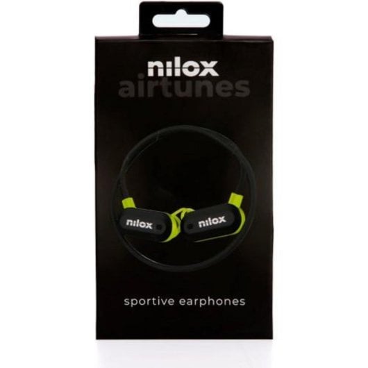 Auriculares deportivos inalámbricos Bluetooth con micrófono, control remoto y carga rápida negros