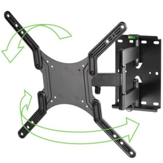 Supporto da parete Vivanco WAP 410 per TV 23-55" 45 kg VESA inclinazione e rotazione nero