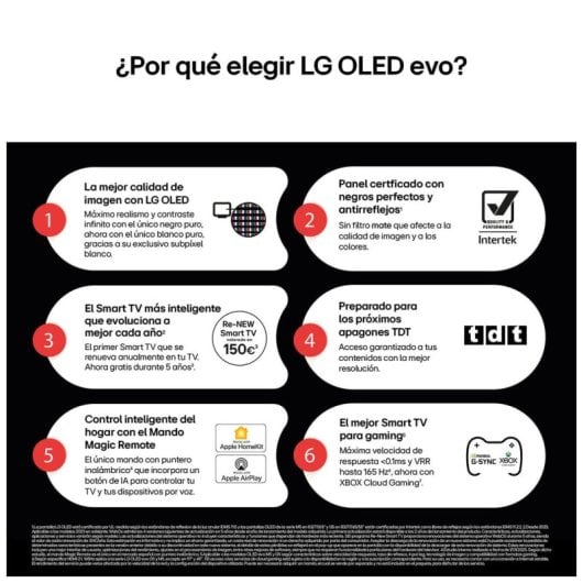 LG OLED evo AI OLED77C56LB 77" 4K UHD 120Hz Smart TV webOS HDR10 FreeSync