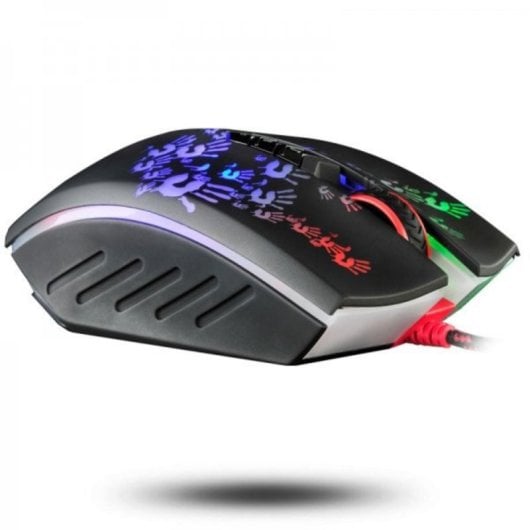 Bloody A60 Gaming 8 Botones 6200 DPI Óptico USB Iluminación RGB Derecho Negro