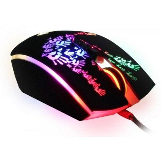 Bloody A60 Gaming 8 Botones 6200 DPI Óptico USB Iluminación RGB Derecho Negro