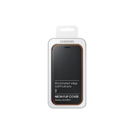 Funda Samsung Flip Cover Negra Galaxy A5 Protección Integral Resistente Arañazos