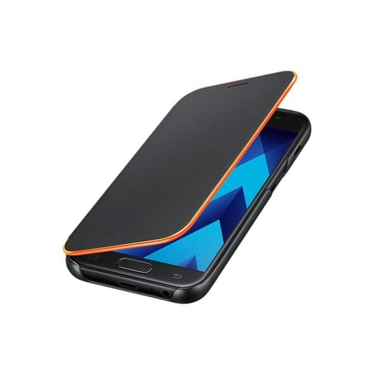 Funda Samsung EF-FA320 Negro Flip Case Galaxy A3 Protección 360° Notificación LED