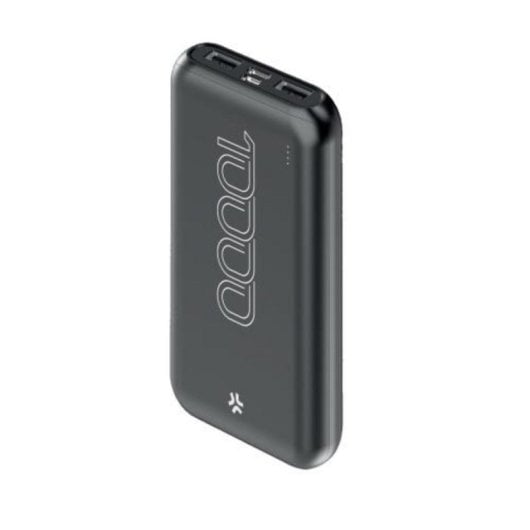 Power bank 10.000 mAh Carga inalámbrica, 3 salidas USB-C/Micro-USB/USB-A, protección múltiple, negro