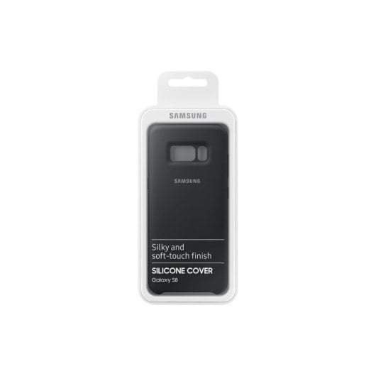 Funda Samsung EF-PG950 para Galaxy S8 5.8" Silicona Negra Tacto Suave Protección Extra