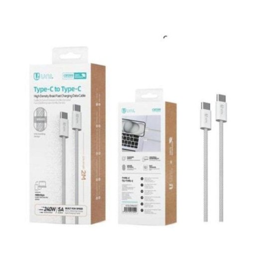 Cavo USB Tipo-A Apple Micro USB 2.0 2m 17W 3.4A Nylon PVC Alta Carica Dati