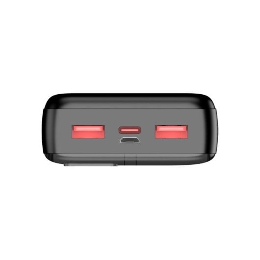 Power bank Leotec 20000 mAh 22.5W LiPo PD3.0 QC3.0 Display Digitale Nero