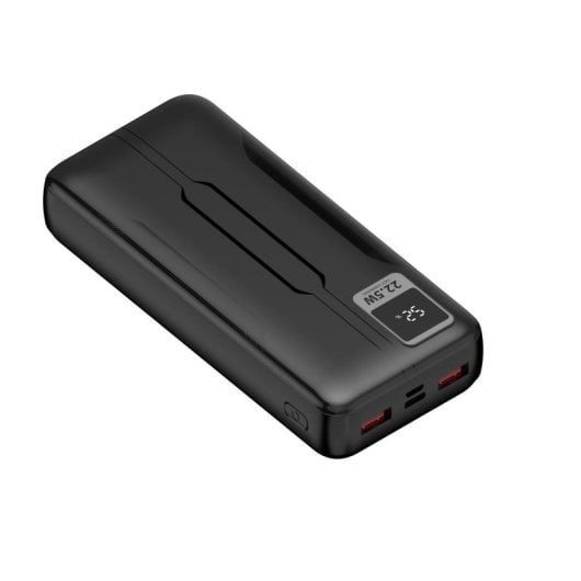 Power bank Leotec 20000 mAh 22.5W LiPo PD3.0 QC3.0 Display Digitale Nero