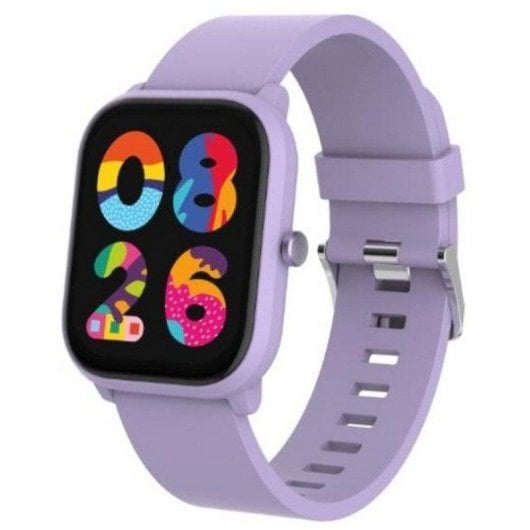 Celly KIDSWATCHBT Bluetooth 1.39" Digital Pour Enfants Écran Couleur Lila Jeux Podomètre