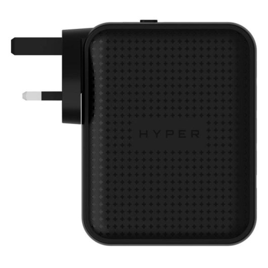 Chargeur GaN Hyper HJ1001BKWWGL 140 W 3 USB-C + 1 USB-A PD 3.1 PPS Multidispositif Noir