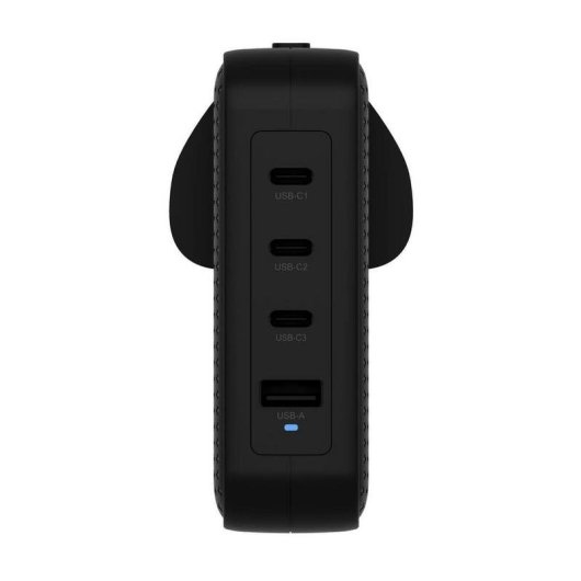 Chargeur GaN Hyper HJ1001BKWWGL 140 W 3 USB-C + 1 USB-A PD 3.1 PPS Multidispositif Noir