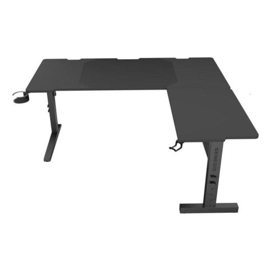 Mesa Gaming Genesis 160 cm Aço e MDF RGB Altura Ajustável