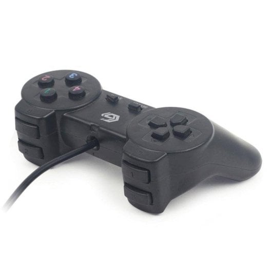 Manette Gembird JPD-UB2-01 pour PC Filaire USB 2.0 Noir D-pad