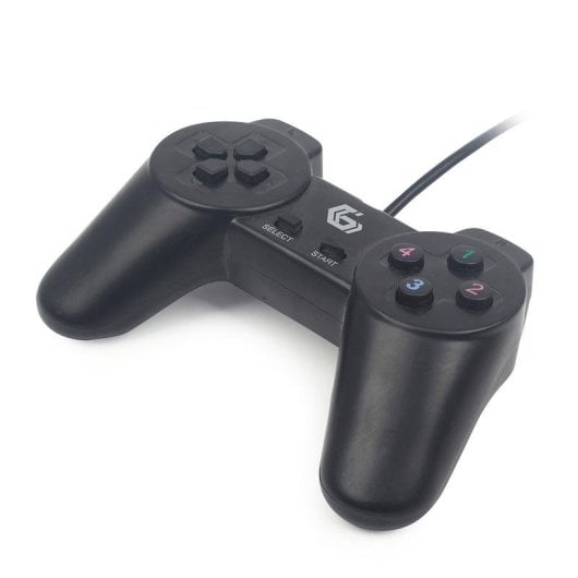 Manette Gembird JPD-UB2-01 pour PC Filaire USB 2.0 Noir D-pad