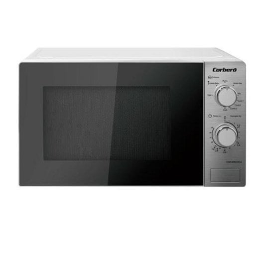Microondas Acero Inox 20 litros 1000W Grill Simultáneo Programable Función Descongelar