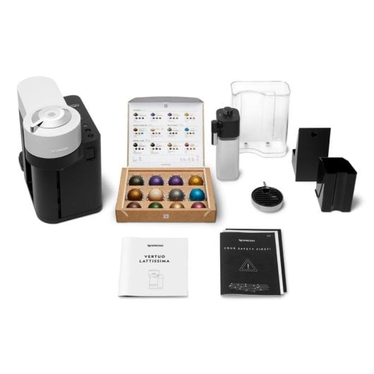 Caffettiera Capsule De Longhi Lattissima One ENV300.W 1.8 L 19 bar funzione cappuccino bianca