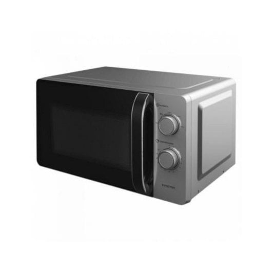 Microondas Plateado 20L 700W Base Cerámica Programas Automáticos Iluminación LED