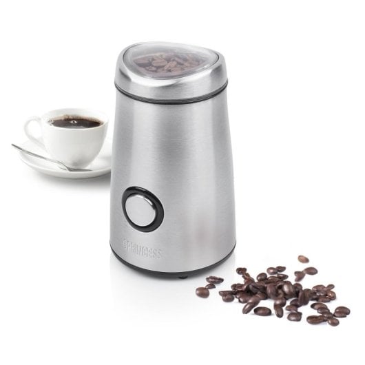 Elektrische Kaffeemühle Princess 242196 50 g Edelstahl 150 W Einfach zu reinigen