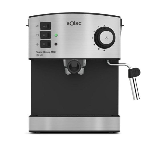 Cafetera Semi-automática Solac Taste Classic M80 Inox 1.6 L 20 bares con vaporizador