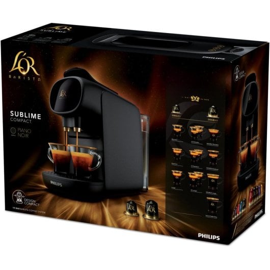 Cafetera de Cápsulas L'OR LM9012/65 0,8 L 19 bares personalización automática
