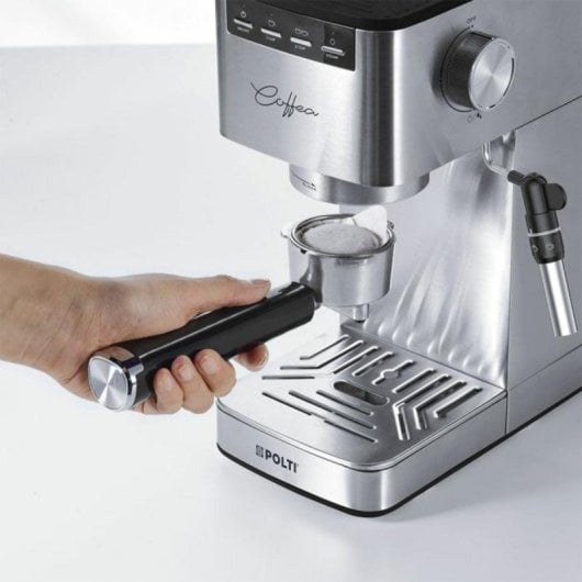 Cafetera Espresso Polti Coffea P10S 1.3L 15 bares Acero Inoxidable con Vaporizador