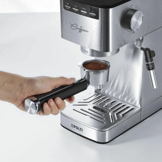 Cafetera Espresso Polti Coffea P10S 1.3L 15 bares Acero Inoxidable con Vaporizador