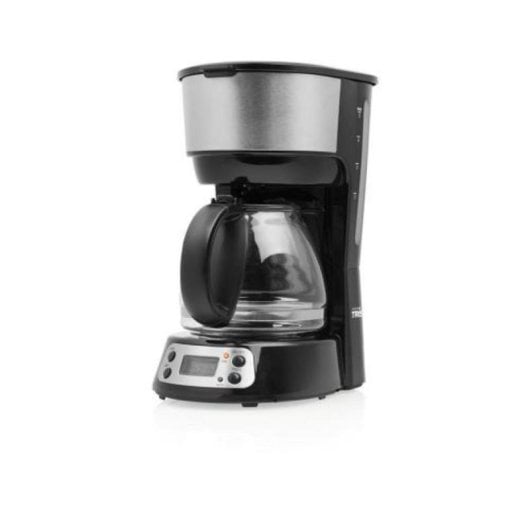 Macchina da caffè a filtro 0,75 L 600 W 7 tazze Timer Goccia Antigoccia Nero Acciaio