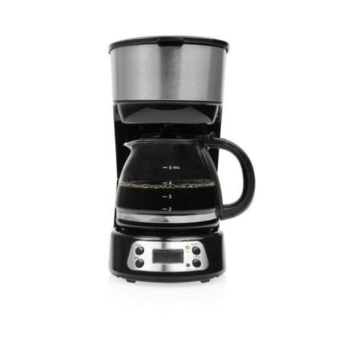 Macchina da caffè a filtro 0,75 L 600 W 7 tazze Timer Goccia Antigoccia Nero Acciaio