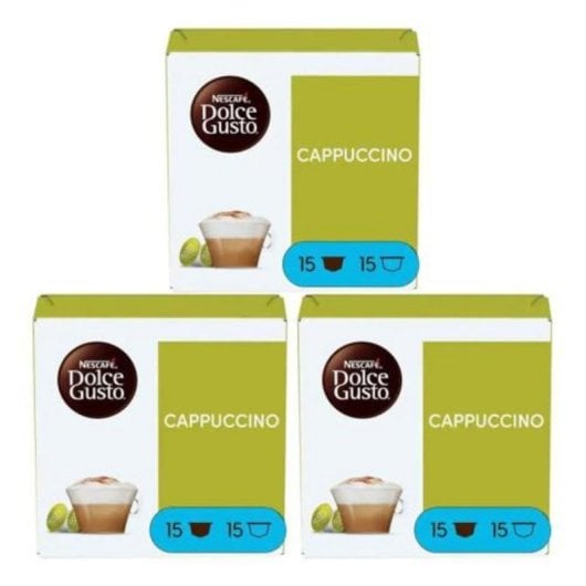 Cápsulas de café Cappuccino Dolce Gusto 30 unidades espumador personalización automática