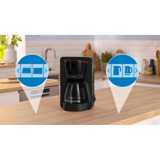Cafetera de goteo Bosch TKA2M113 1,25 L 1200 W apagado automático filtro reutilizable
