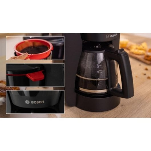Cafetera de goteo Bosch TKA2M113 1,25 L 1200 W apagado automático filtro reutilizable