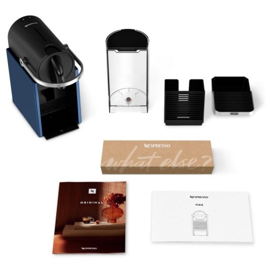 Cafetera Cápsulas De'Longhi Pixie EN127.BL 1L 19 bares autoapagado expulsión cápsulas