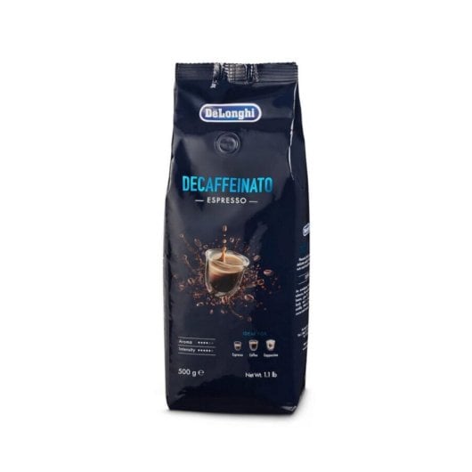 Café en grano DeLonghi DLSC607 500 g Descafeinado Tueste medio Arábica y Robusta