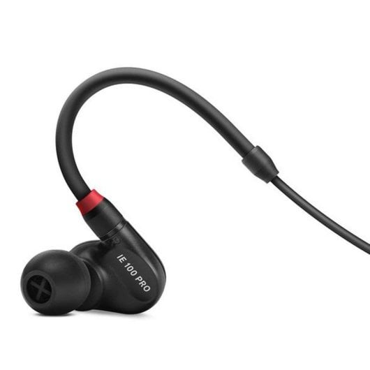 Auriculares Sennheiser IE 100 PRO con cable Jack 3,5 mm para monitorización profesional con Cancelación de Ruido activos negros
