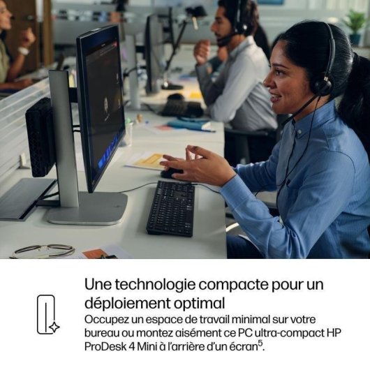 PC Sobremesa HP ProDesk 4 Mini G1i Intel Core Ultra 5 8GB 256GB SSD Intel Graphics Windows 11 Pro WiFi 6E
