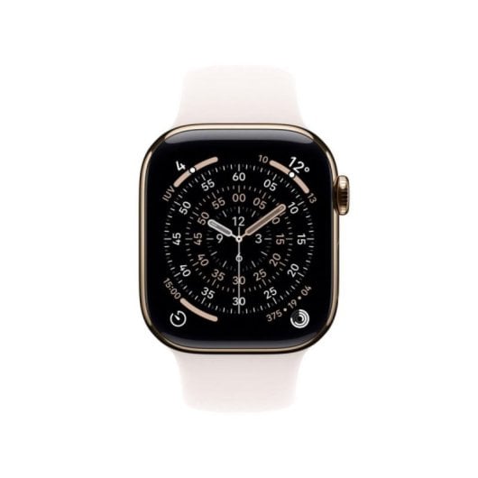 Apple Watch Series 11 GPS Cellular 46mm Retina OLED Titan Gold Pink M/L IP6X SpO2 Pulsuhr Schlafmonitor SOS