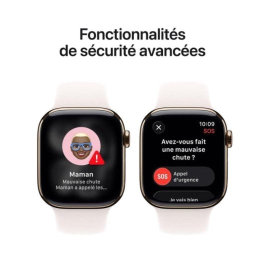Apple Watch Series 11 GPS Cellular 46mm Retina OLED Titan Gold Pink M/L IP6X SpO2 Pulsuhr Schlafmonitor SOS
