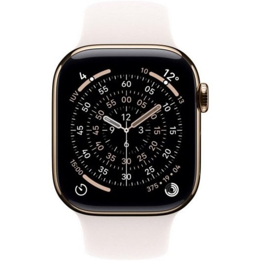 Apple Watch Series 11 GPS 5G NFC 42mm Retina OLED Titan Gold Pink S/M IP6X SpO2 Pulsuhr Schlafmonitor SOS