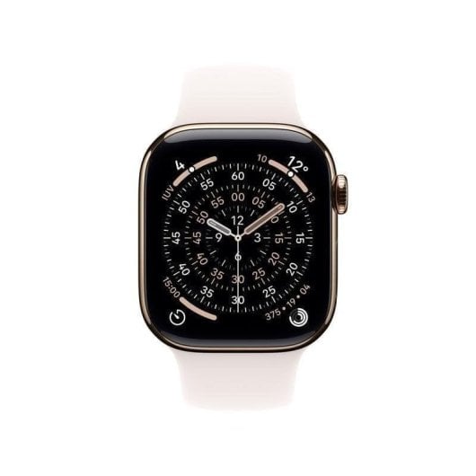 Apple Watch Series 11 5G NFC GPS 42mm Retina OLED Titan Gold Pink S/M IP6X SpO2 Pulsuhr Schlafüberwachung SOS
