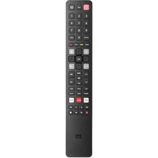 Comando One For All URC 4922 para TV TCL Universal, 2 pilhas AAA, Preto, Plug and Play