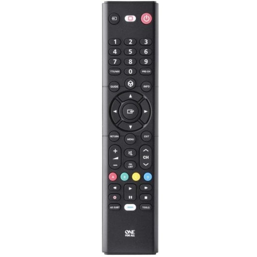 Mando a distancia universal Hama 00221064 para TV Panasonic IR inalámbrico, 56 botones, carcasa reciclada