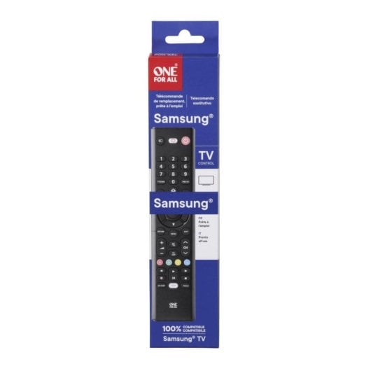 Mando a distancia universal Hama 00221064 para TV Panasonic IR inalámbrico, 56 botones, carcasa reciclada