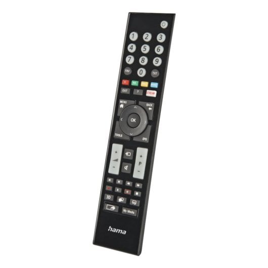 Fernbedienung Hama 00221065 für Grundig TV IR Wireless 48 Tasten Recyceltes Gehäuse Schwarz