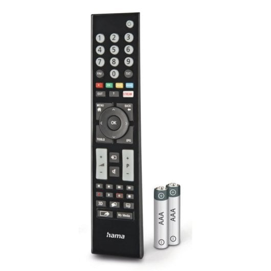 Fernbedienung Hama 00221065 für Grundig TV IR Wireless 48 Tasten Recyceltes Gehäuse Schwarz